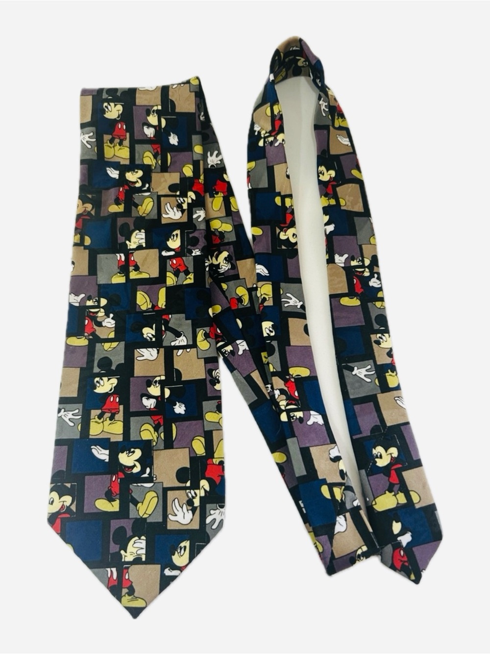 Vintage Disney Mickey Mouse Tie Mickey Blue Balancine Retro